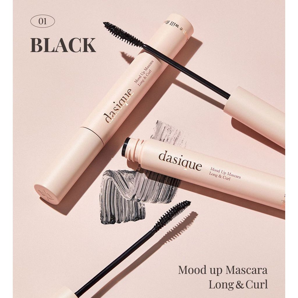 Туш для вій dasique mood up mascara long & curl 01 black, 7.5 г Туш для вій dasique mood up mascara long & curl 01 black, 7.5 г