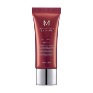 bb крем для обличчя missha m perfect cover bb cream spf 42 / pa +++, 27 honey beige, 20 мл