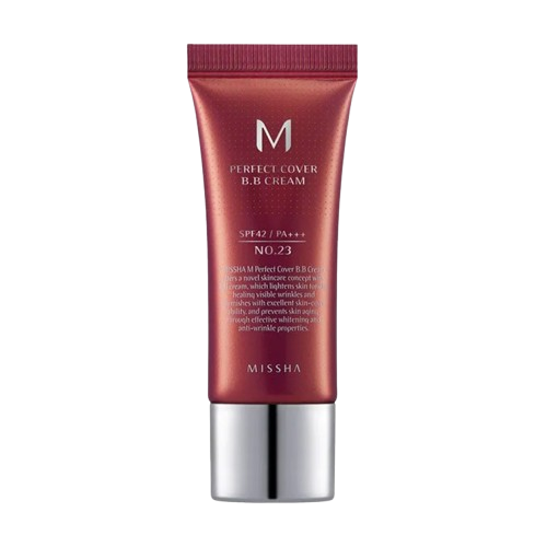 bb крем для обличчя missha m perfect cover bb cream spf 42 / pa +++, 27 honey beige, 20 мл bb крем для обличчя missha m perfect cover bb cream spf 42 / pa +++, 27 honey beige, 20 мл