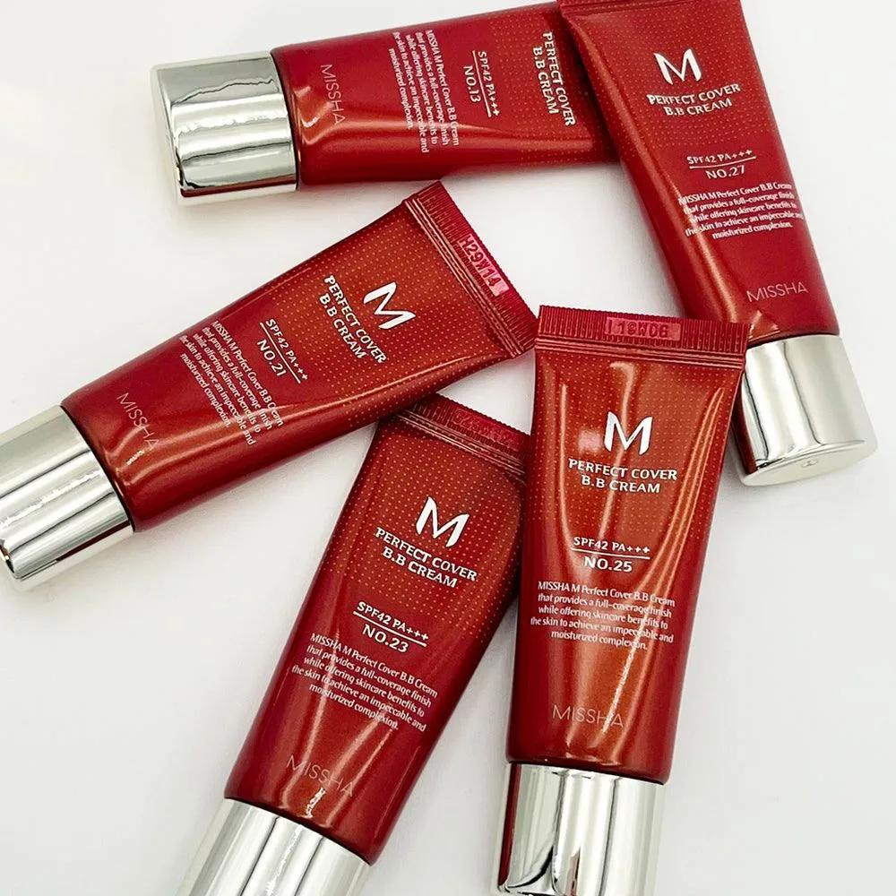 bb крем для обличчя missha m perfect cover bb cream spf 42 / pa +++, 27 honey beige, 20 мл bb крем для обличчя missha m perfect cover bb cream spf 42 / pa +++, 27 honey beige, 20 мл