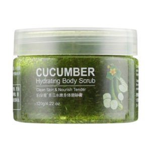 Скраб для тіла bioaqua cucumber hydrating body scrub з екстрактом зеленого огірка та волоського горіха, 120 г