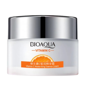 Зволожувальний крем для обличчя bioaqua vitamin c moisturizing essence cream з вітаміном С, 50 г